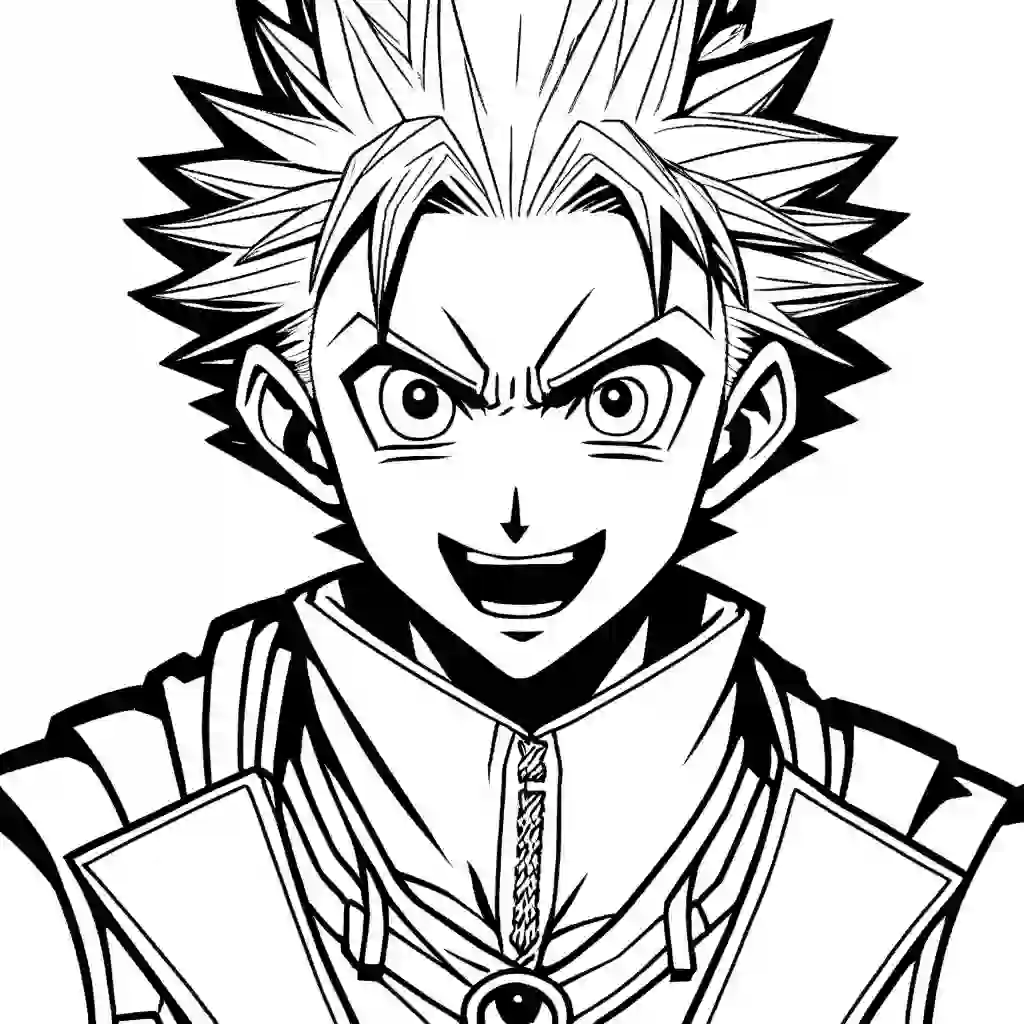 Gon Freecss (Hunter x Hunter) Printable Coloring Book Pages for Kids
